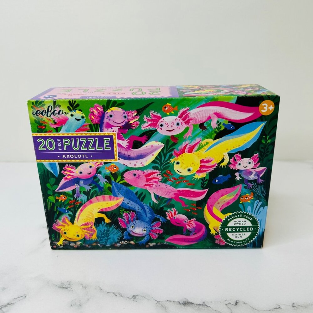 eeBoo Axolotl 20 Piece Puzzle Ages 3+